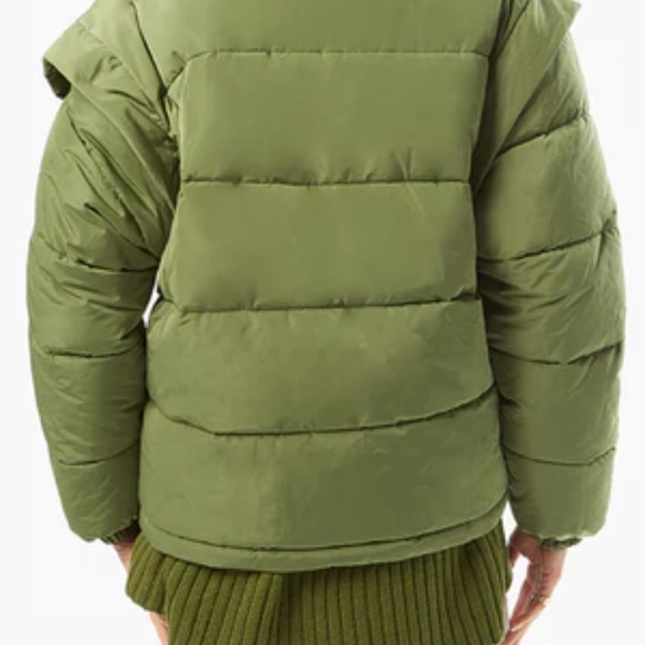 NWT WeWoreWhat Snap-Off Sleeve Puffer Jacket - Picture 2 of 6